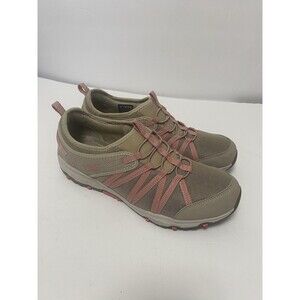 Skechers Seager Gatewood Hiker Walking Sneakers Shoes Taupe/Pink Womens Size 10